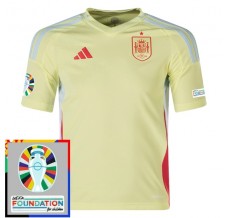 Maglia Spagna Divisa Trasferta Euro 2024 Patch