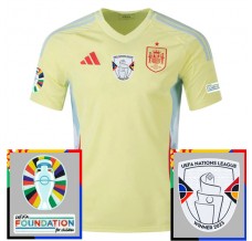 Maglia Spagna Divisa Trasferta Euro 2024 Patch