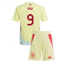 Maglia Spagna Gavi 9 Bambino Divisa Trasferta Euro 2024