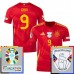 Maglia Spagna Gavi 9 Divisa Prima Euro 2024 Patch