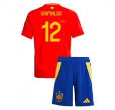 Maglia Spagna Grimaldo 12 Bambino Divisa Prima Euro 2024