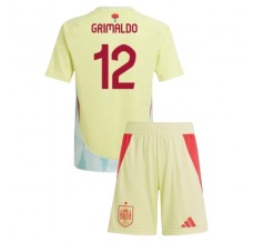 Maglia Spagna Grimaldo 12 Bambino Divisa Trasferta Euro 2024