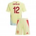 Maglia Spagna Grimaldo 12 Bambino Divisa Trasferta Euro 2024