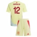 Maglia Spagna Grimaldo 12 Bambino Divisa Trasferta Euro 2024