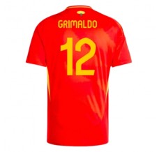 Maglia Spagna Grimaldo 12 Divisa Prima Euro 2024