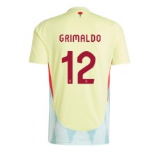Maglia Spagna Grimaldo 12 Divisa Trasferta Euro 2024