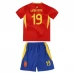 Maglia Spagna Lamine Yamal 19 Bambino Divisa Prima Euro 2024