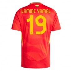 Maglia Spagna Lamine Yamal 19 Divisa Prima Euro 2024