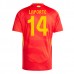 Maglia Spagna Laporte 14 Divisa Prima Euro 2024