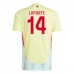 Maglia Spagna Laporte 14 Divisa Trasferta Euro 2024