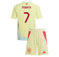 Maglia Spagna Morata 7 Bambino Divisa Trasferta Euro 2024