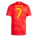 Maglia Spagna Morata 7 Divisa Prima Euro 2024