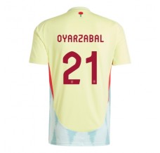 Maglia Spagna Oyarzabal 21 Divisa Trasferta Euro 2024