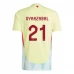 Maglia Spagna Oyarzabal 21 Divisa Trasferta Euro 2024