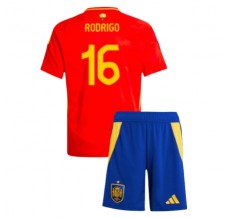 Maglia Spagna Rodrigo 16 Bambino Divisa Prima Euro 2024