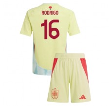 Maglia Spagna Rodrigo 16 Bambino Divisa Trasferta Euro 2024