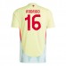 Maglia Spagna Rodrigo 16 Divisa Trasferta Euro 2024