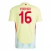 Maglia Spagna Rodrigo 16 Divisa Trasferta Euro 2024