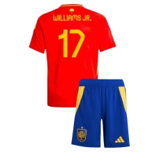 Maglia Spagna Williams Jr. 17 Bambino Divisa Prima Euro 2024