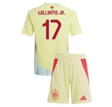 Maglia Spagna Williams Jr. 17 Bambino Divisa Trasferta Euro 2024