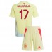 Maglia Spagna Williams Jr. 17 Bambino Divisa Trasferta Euro 2024