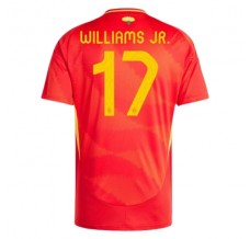 Maglia Spagna Williams Jr. 17 Divisa Prima Euro 2024