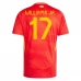 Maglia Spagna Williams Jr. 17 Divisa Prima Euro 2024