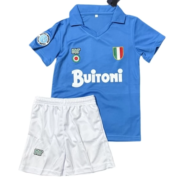 Maglia SSC Napoli Bambino Divisa Prima Retro 1987-88 Maglia SSC Napoli Bambino Divisa Prima Retro 1987-88