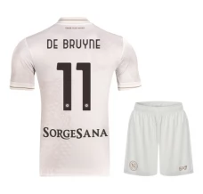 Maglia SSC Napoli De Bruyne 11 Bambino Divisa Trasferta 2025/26 Maglia SSC Napoli De Bruyne 11 Bambino Divisa Trasferta 2025/26
