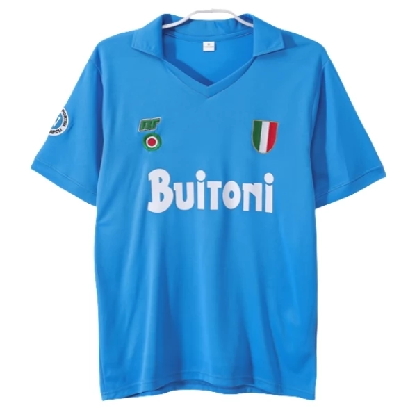 Maglia SSC Napoli Divisa Prima Retro 1987-88 Maglia SSC Napoli Divisa Prima Retro 1987-88