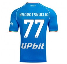 Maglia SSC Napoli Kvaratskhelia 77 Divisa Prima 2023/24