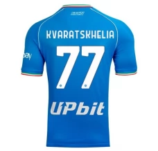 Maglia SSC Napoli Kvaratskhelia 77 Divisa Prima 2023/24