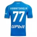 Maglia SSC Napoli Kvaratskhelia 77 Divisa Prima 2023/24