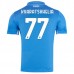 Maglia SSC Napoli Kvaratskhelia 77 Divisa Prima 2024/25