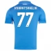 Maglia SSC Napoli Kvaratskhelia 77 Divisa Prima 2024/25
