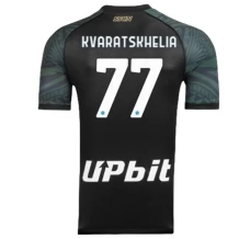 Maglia SSC Napoli Kvaratskhelia 77 Divisa Terza 2023/24