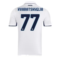Maglia SSC Napoli Kvaratskhelia 77 Divisa Trasferta 2024/25