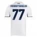 Maglia SSC Napoli Kvaratskhelia 77 Divisa Trasferta 2024/25