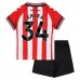 Maglia Sunderland AFC Xhaka 34 Kit Gara Home Bambino 2025/26