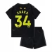 Maglia Sunderland AFC Xhaka 34 Kit Gara Third Bambino 2025/26