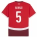 Maglia Svizzera Akanji 5 Divisa Prima Euro 2024