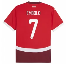 Maglia Svizzera Embolo 7 Divisa Prima Euro 2024