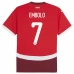 Maglia Svizzera Embolo 7 Divisa Prima Euro 2024