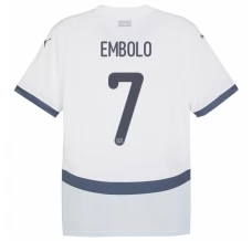 Maglia Svizzera Embolo 7 Divisa Trasferta Euro 2024
