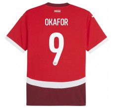 Maglia Svizzera Okafor 9 Divisa Prima Euro 2024
