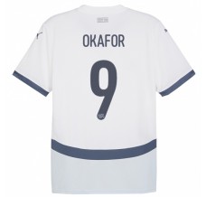 Maglia Svizzera Okafor 9 Divisa Trasferta Euro 2024