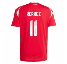 Maglia Ungheria Kerkez 11 Divisa Prima Euro 2024