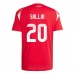 Maglia Ungheria Sallai 20 Divisa Prima Euro 2024