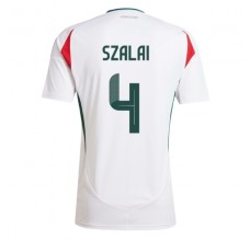 Maglia Ungheria Szalai 4 Divisa Trasferta Euro 2024