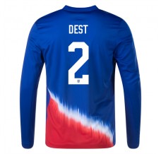 Maglia USA Dest 2 Divisa Trasferta Copa América 2024 Manica Lunga